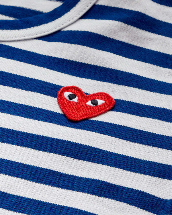 Play - Red Kid’s Striped Long Sleeve T-Shirt - (Blue)