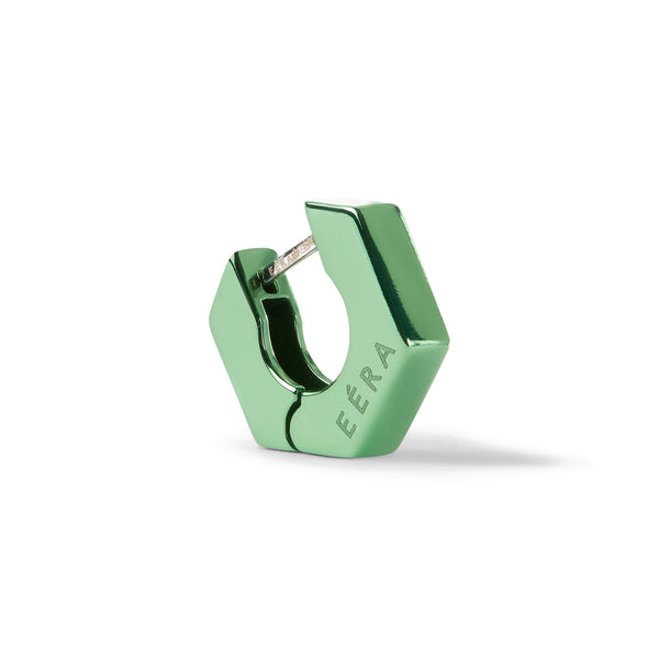 Eera - Women’s Mini Dado Earring - (Green)