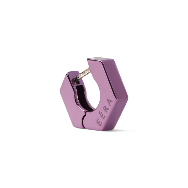 Eera - Women’s Mini Dado Earring - (Purple)