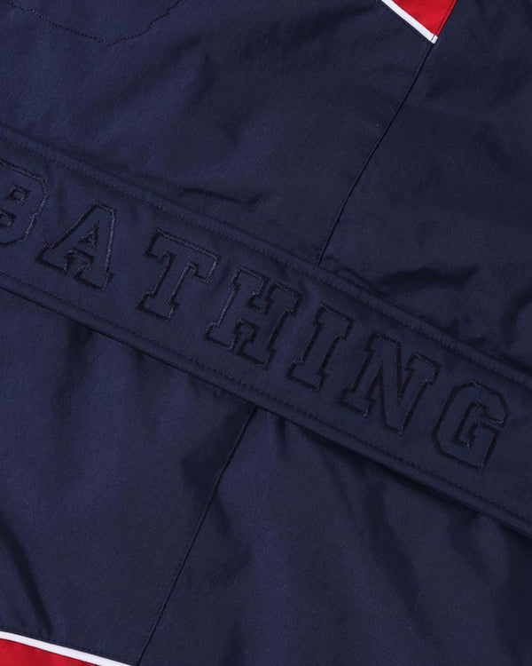 A BATHING APE® - Bape Football Jacket - (Navy)