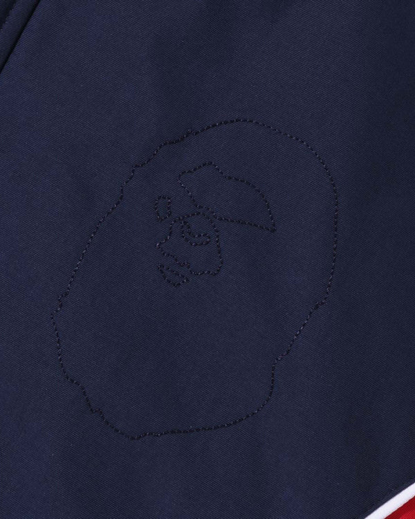 A BATHING APE® - Bape Football Jacket - (Navy)