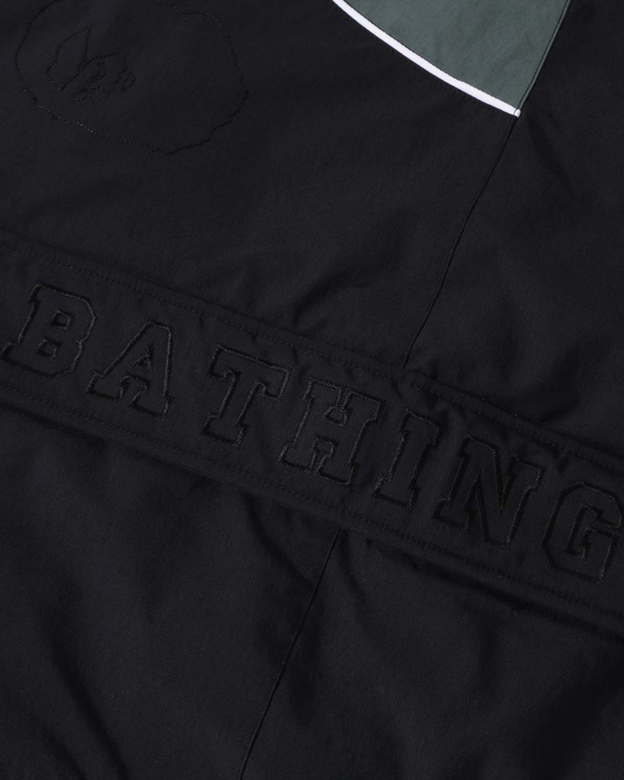 A BATHING APE® - Bape Football Jacket - (Black) | Dover Street Market E ...