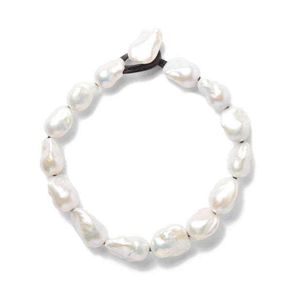 Monies - Baroque Pearl Necklace - (Pearl)