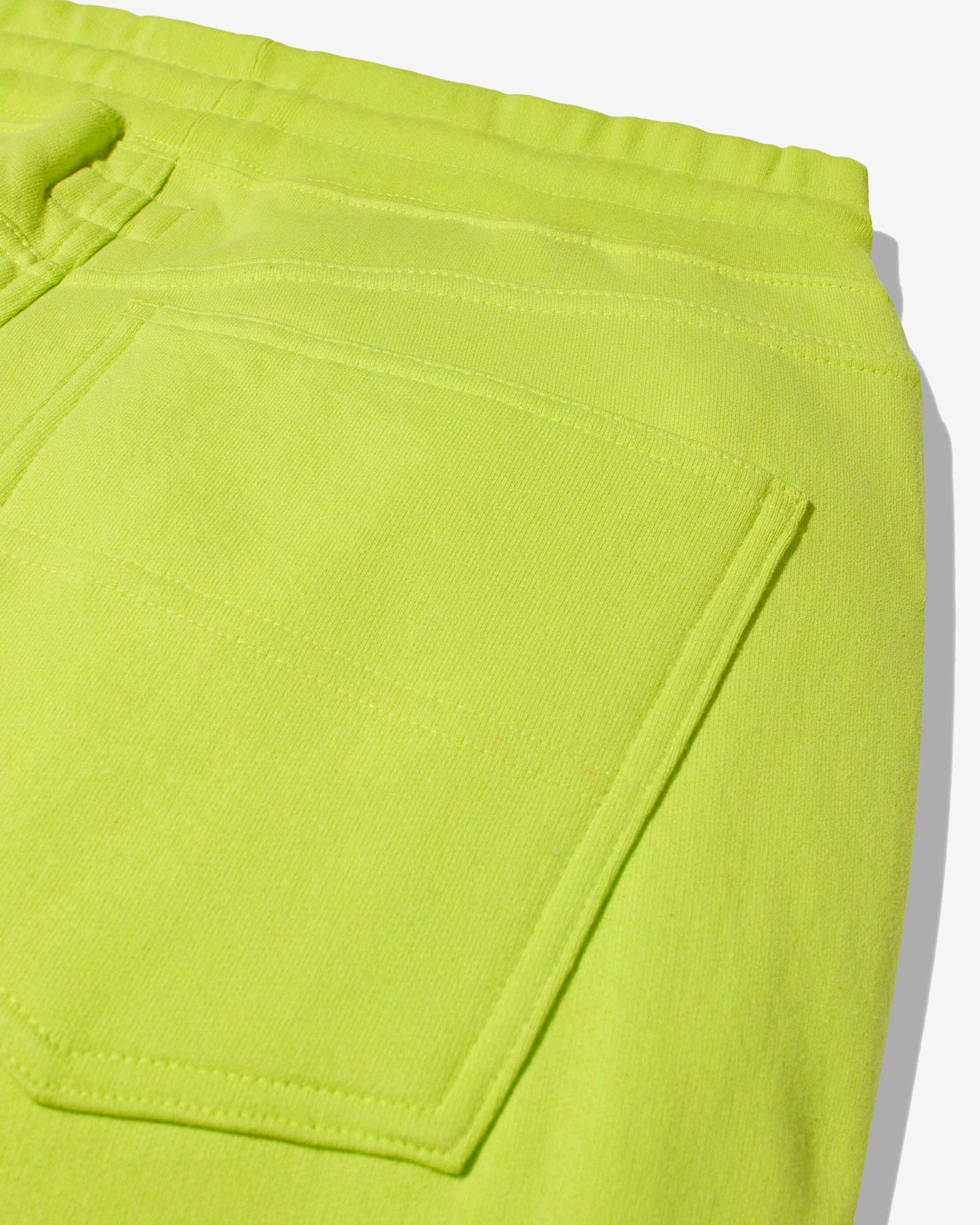 Noah - Men's 5-Pocket Sweatpant - (Lime) | Dover Street Market E