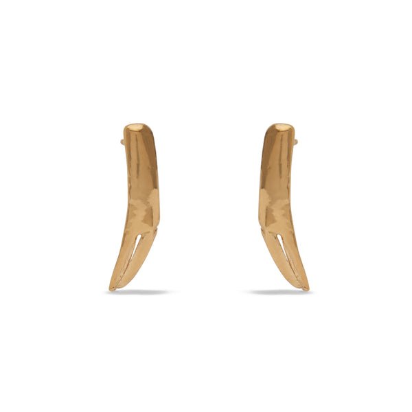 Fiona Dean - Langoustine Claw Earrings - (Gold)