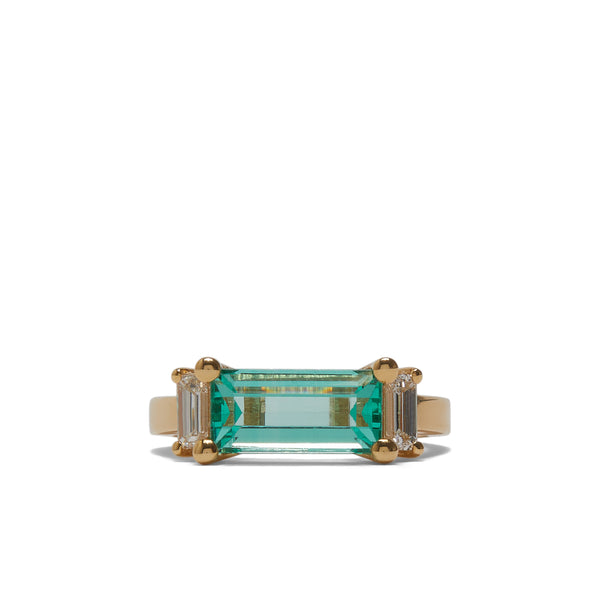 Suzanne Kalan - One Of A Kind Emerald Ring - (Yellow Gold)