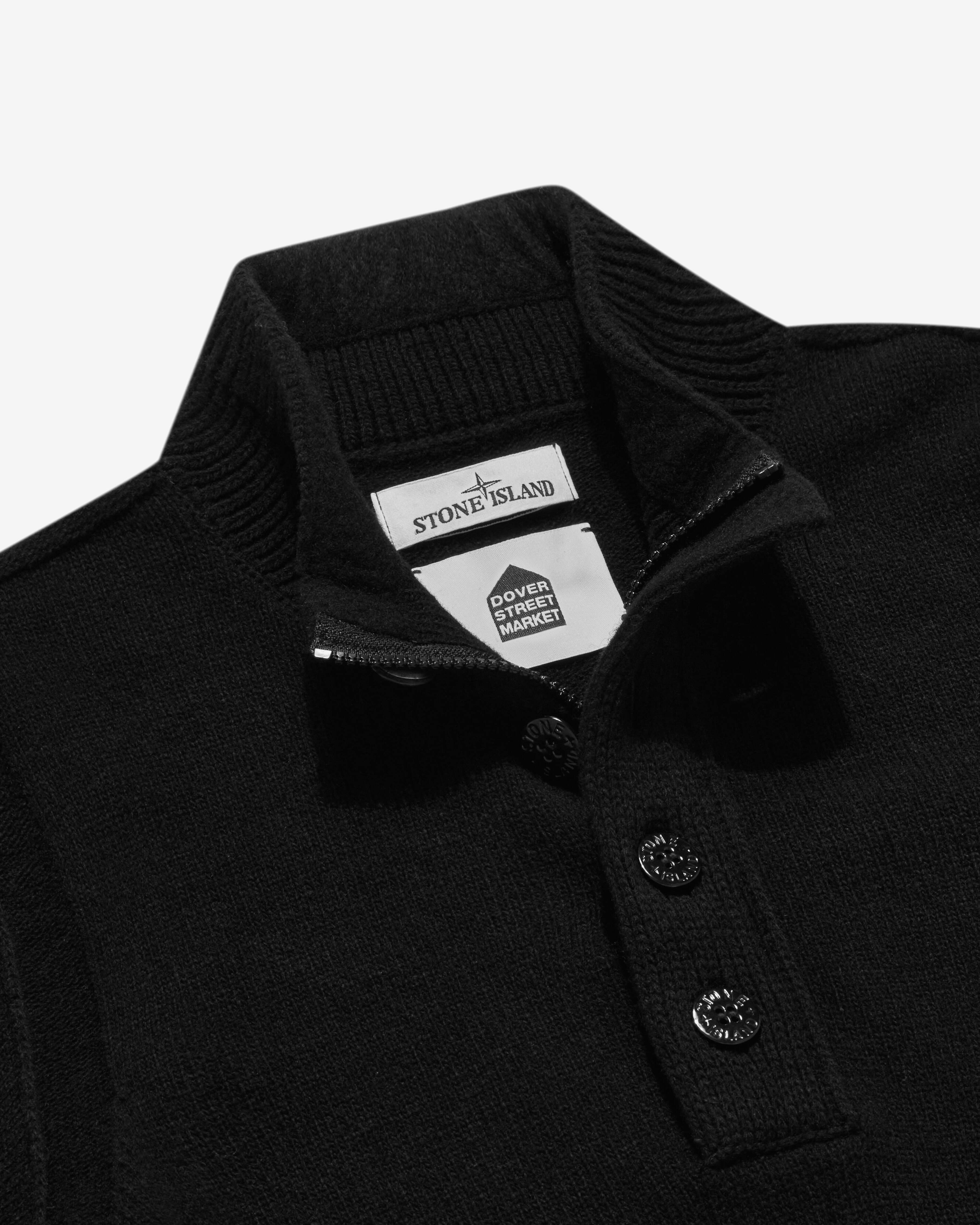 Stone Island - DSM Men's Button Down Sweater - (Black)