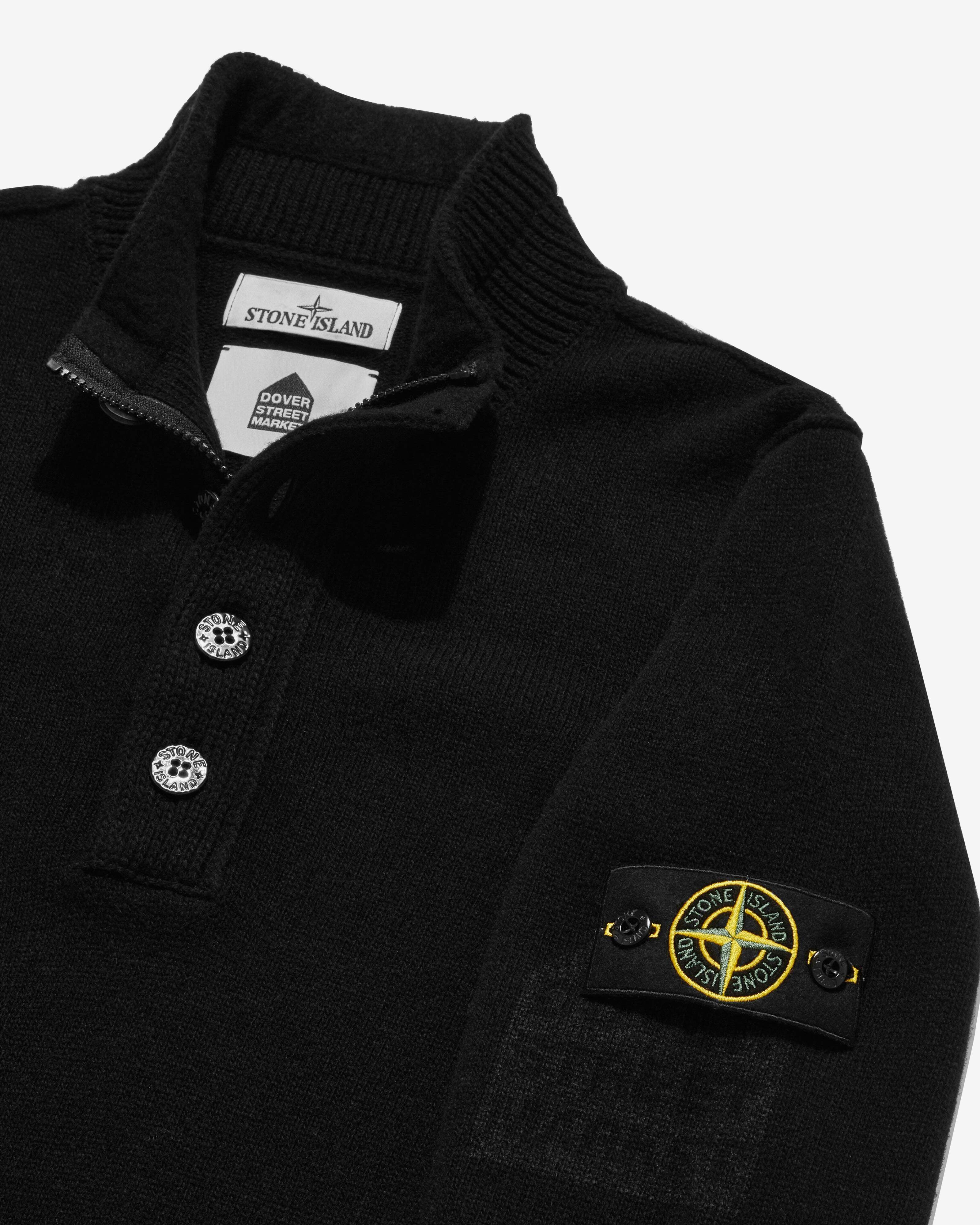 Stone Island - DSM Men's Button Down Sweater - (Black)