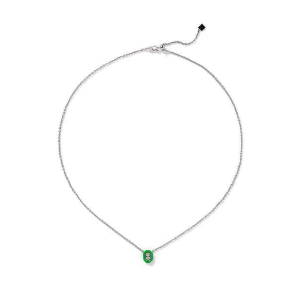 Eera - Roma Necklace Neon Green - (Green)
