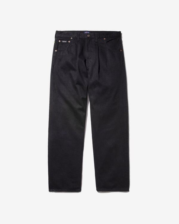 Noah - Men's Core Pleated Jeans - (Black)