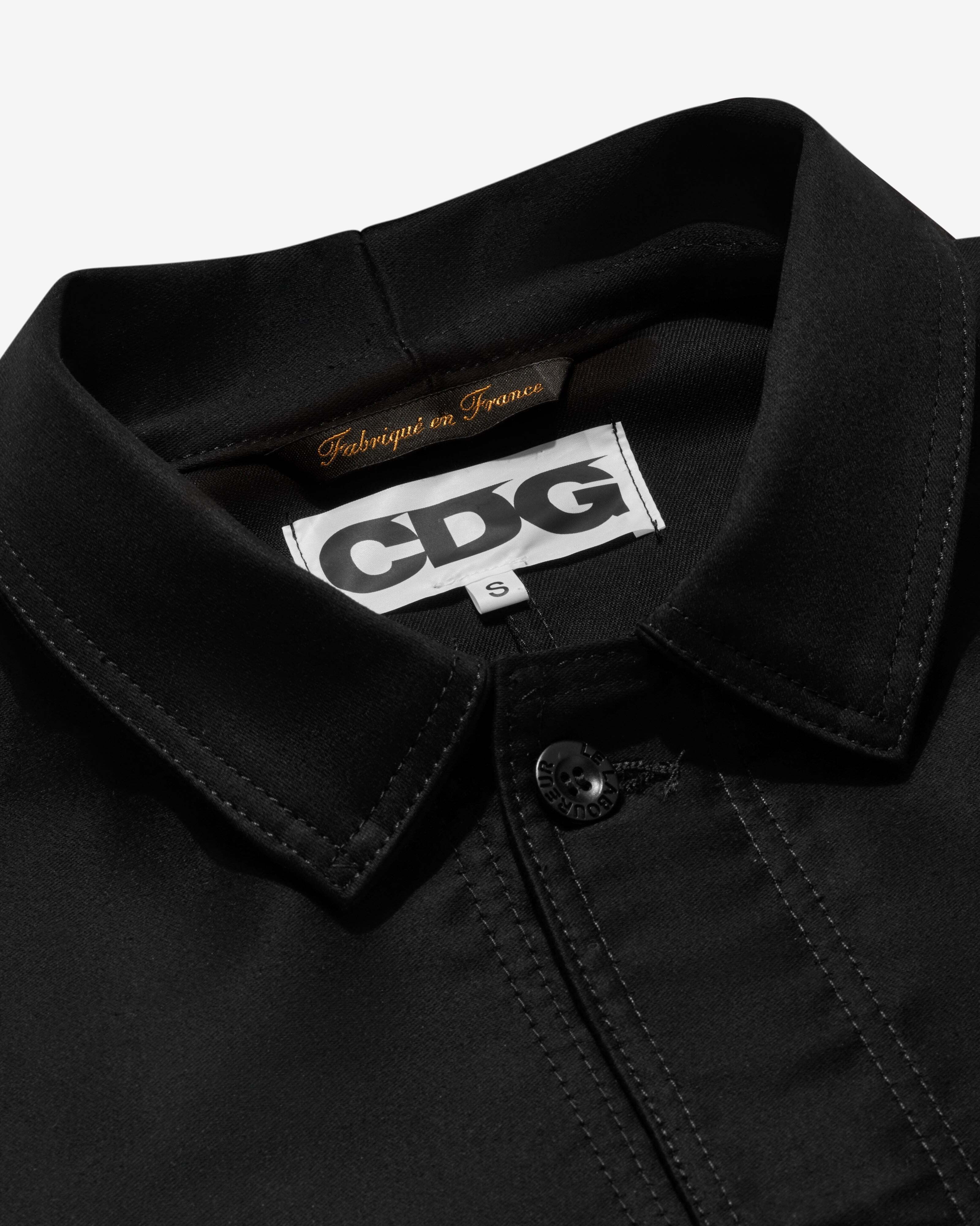 CDG - Long Le Laboureur Work Jacket - (Black)