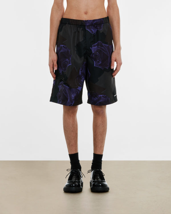 Undercover - Men’s Rose Shorts - (Black/Purple)