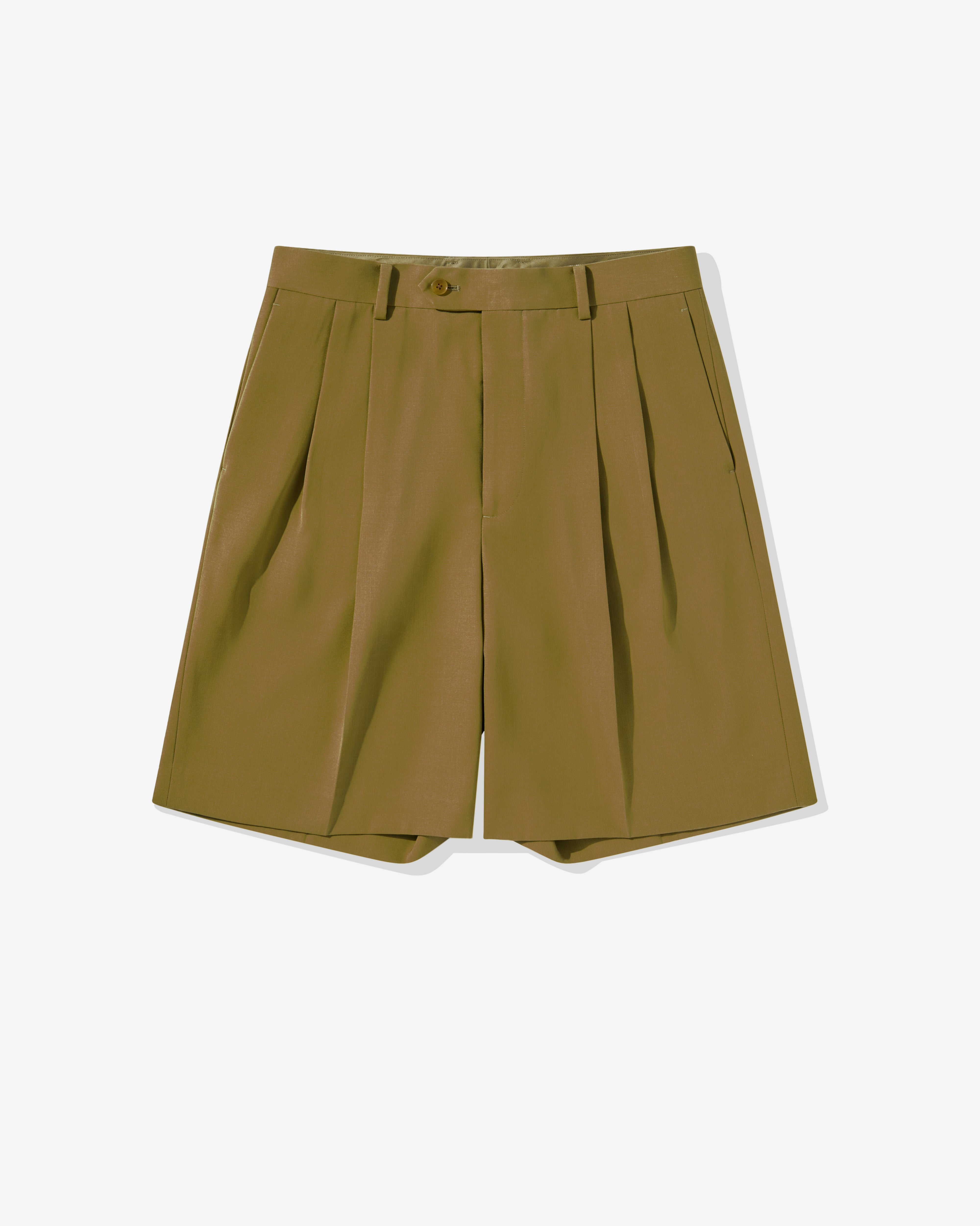 Auralee - Men's Light Wool Max Gabardine Short - (Khaki)