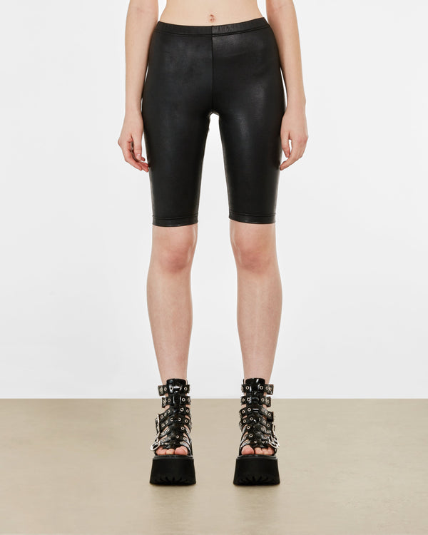 Junya Watanabe - Women’s Matte Finish Cycle Shorts - (Black)