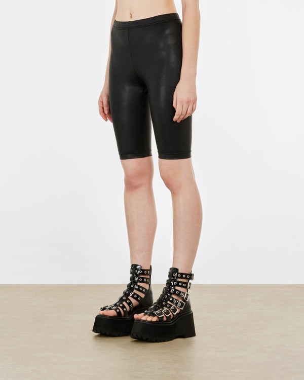 Junya Watanabe - Women’s Matte Finish Cycle Shorts - (Black)