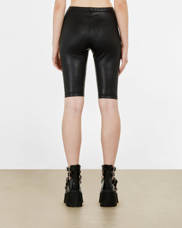 Junya Watanabe - Women’s Matte Finish Cycle Shorts - (Black)