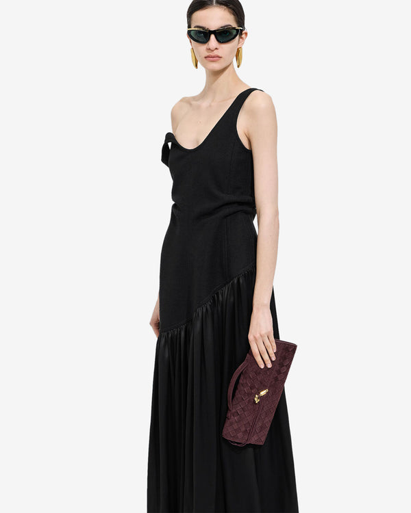 Bottega Veneta  - Andiamo Clutch - (Deep Mahogany)