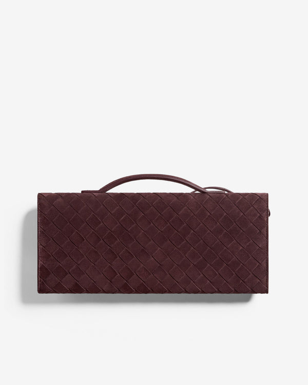Bottega Veneta  - Andiamo Clutch - (Deep Mahogany)