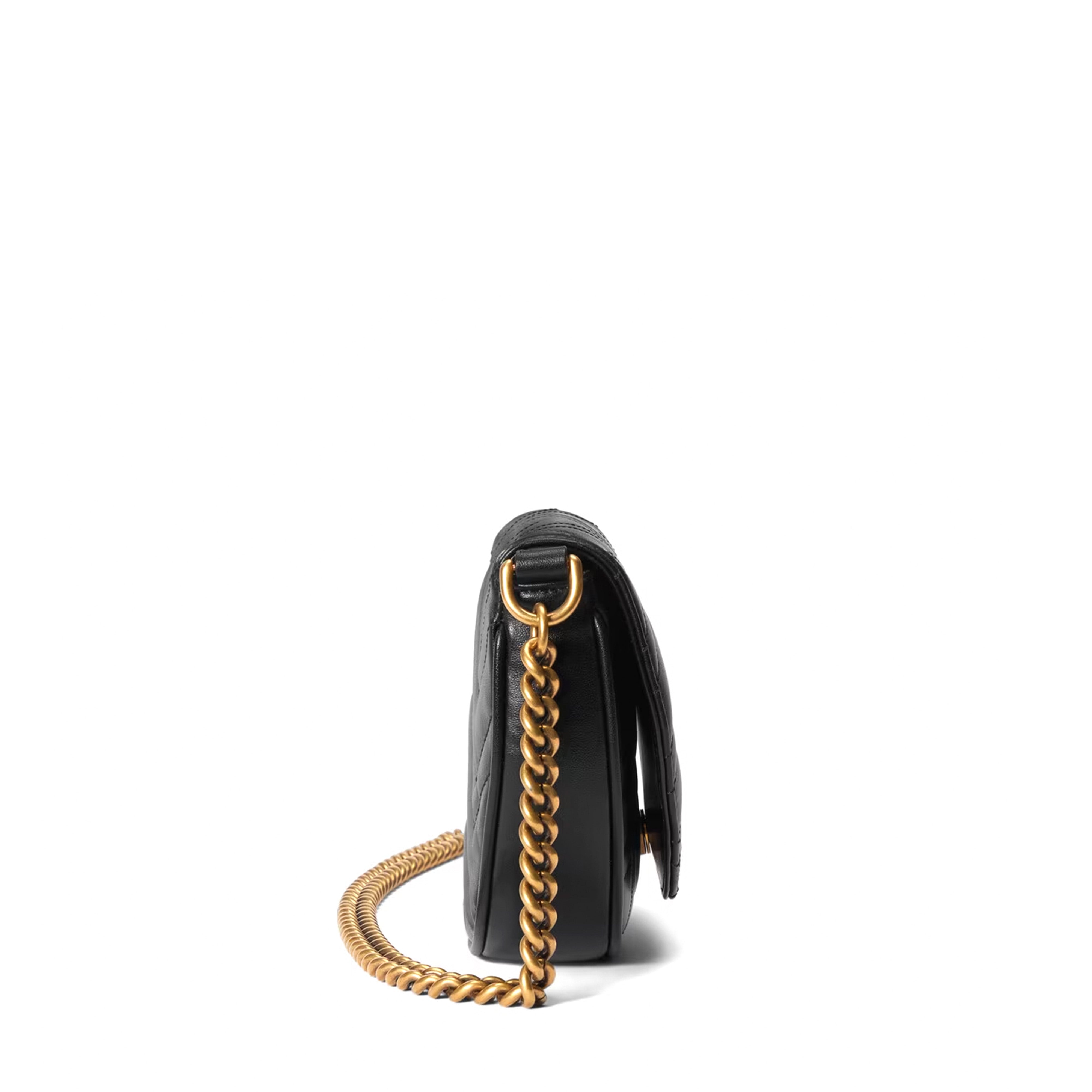 Gucci purse gold online chain