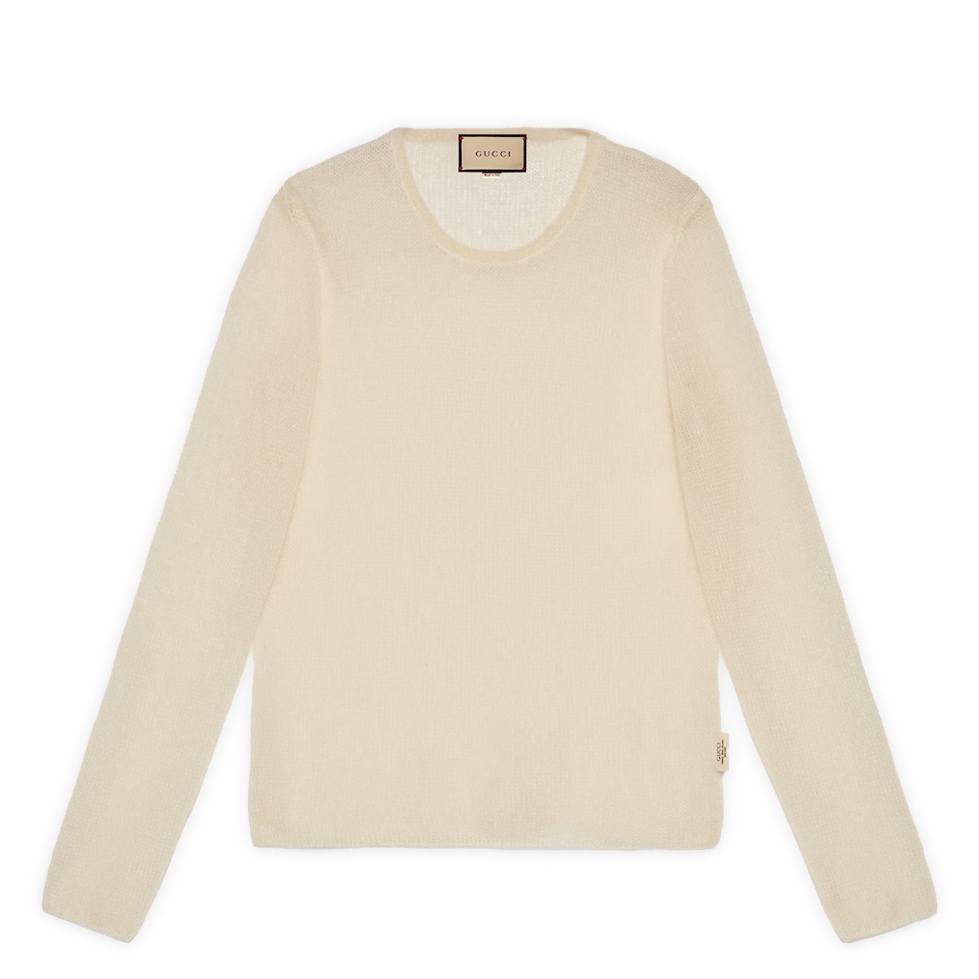 Gucci - Men’s Silk Mohair Sweater - (Ivory) view 1