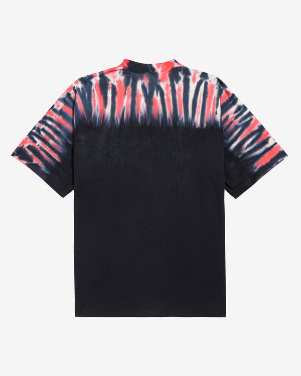 Balenciaga  - Men's Extreme Tie Dye Medium Fit T-Shirt - (Black)