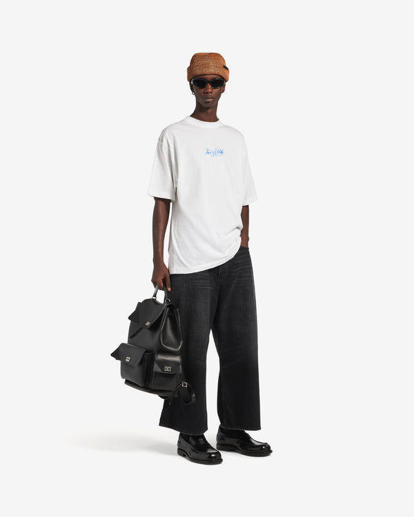 Balenciaga  - Men's Sketchy Medium Fit T-Shirt - (White)