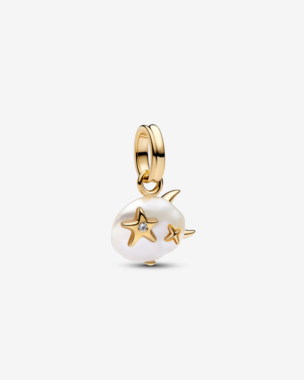 Pandora - Cloud Pendant - (Pearl/Gold)