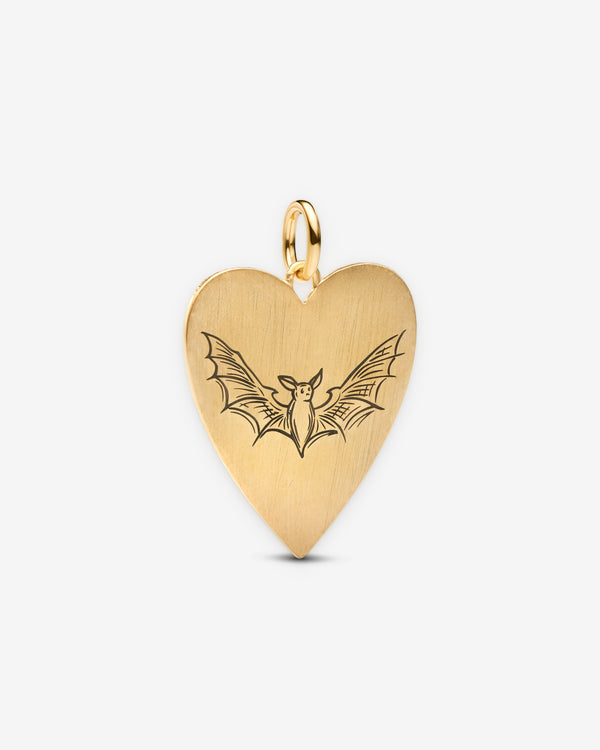 Pandora - Tim Walker Bat Heart Dangle - (Yellow Gold)