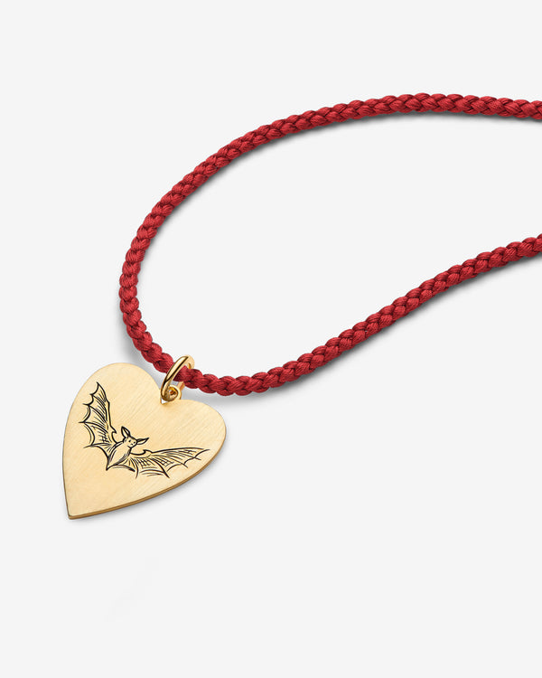 Pandora - Tim Walker Bat Heart Dangle - (Yellow Gold)