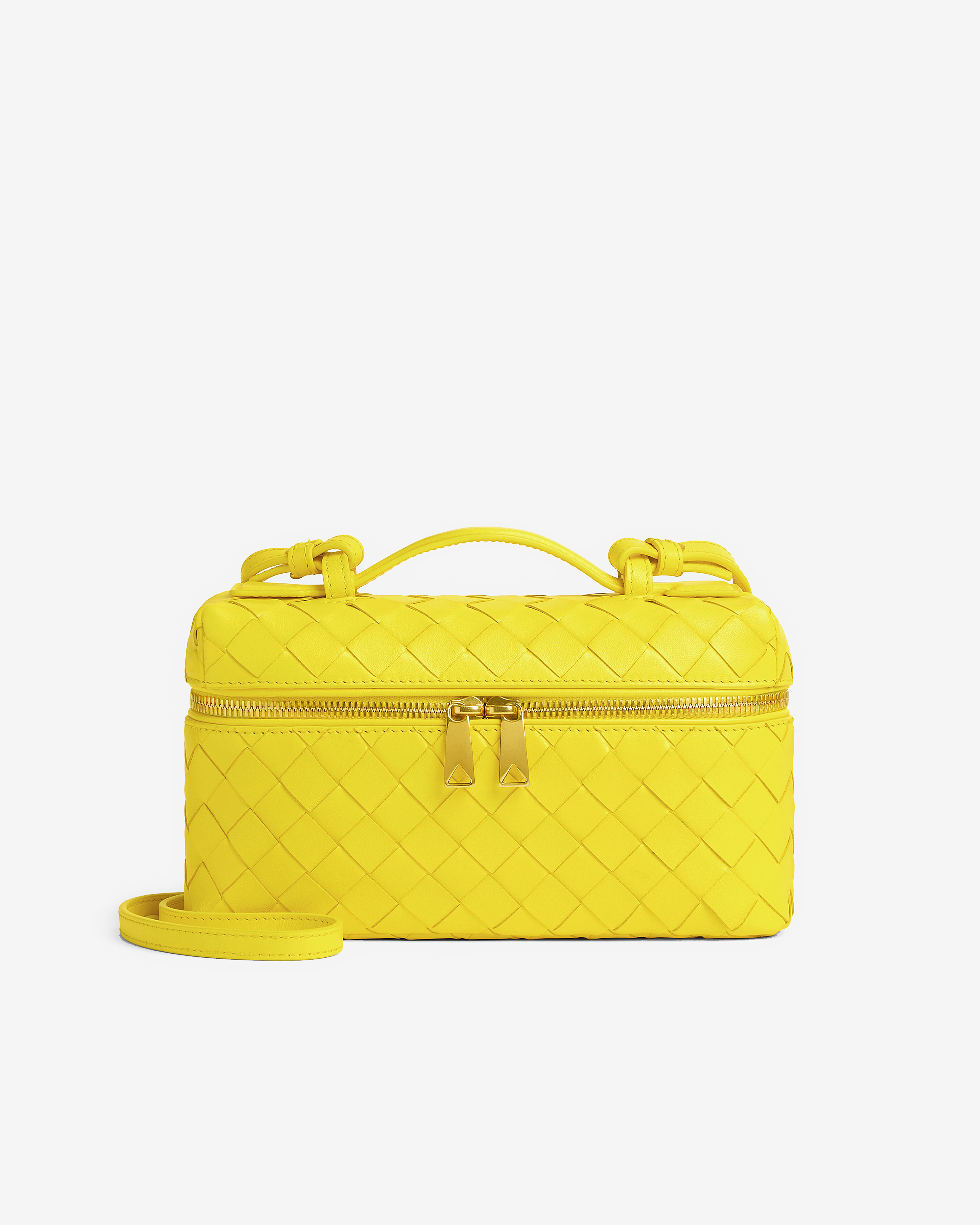 Bottega Veneta: Bang Bang Vanity Case (Sulfur) | DSML E-SHOP