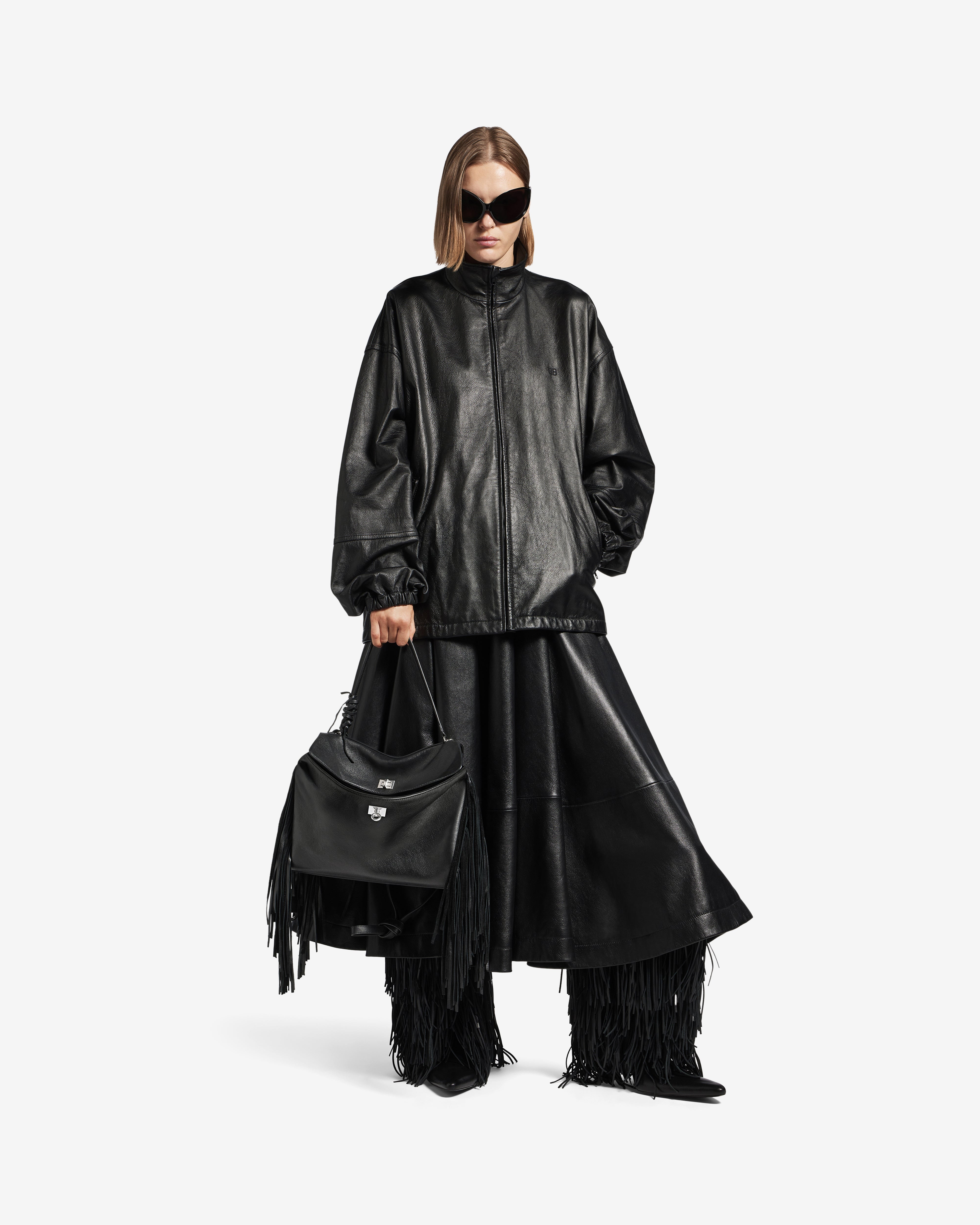 Balenciaga: Women's Medium Rodeo Handbag (Black) | Dover Street