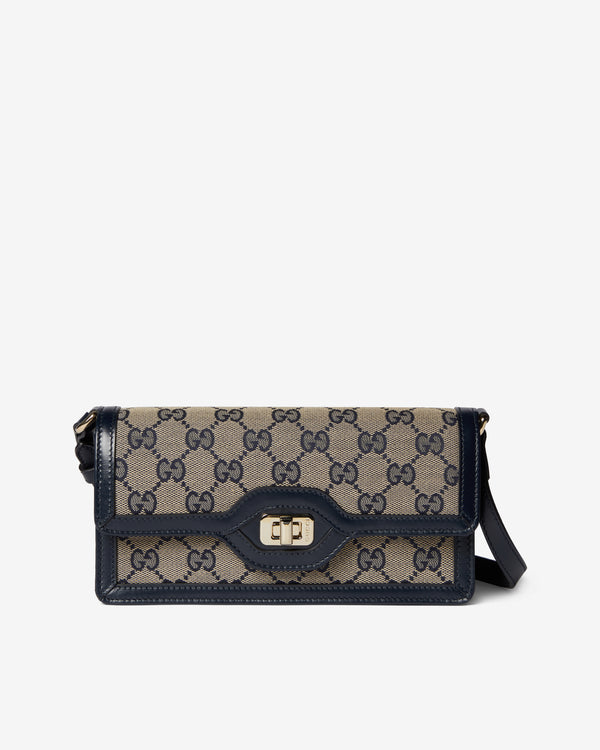 Gucci - Women's Luce Mini Shoulder Bag - (Beige/Blue)