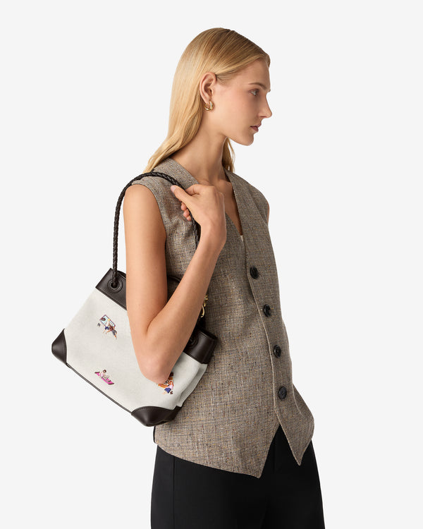 Bottega Veneta - Small Andiamo Bag - (Natural/Fondant)