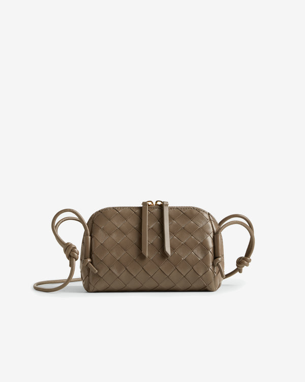 Bottega Veneta - Women's Intrecciato Concert Pouch - (Pinecone)