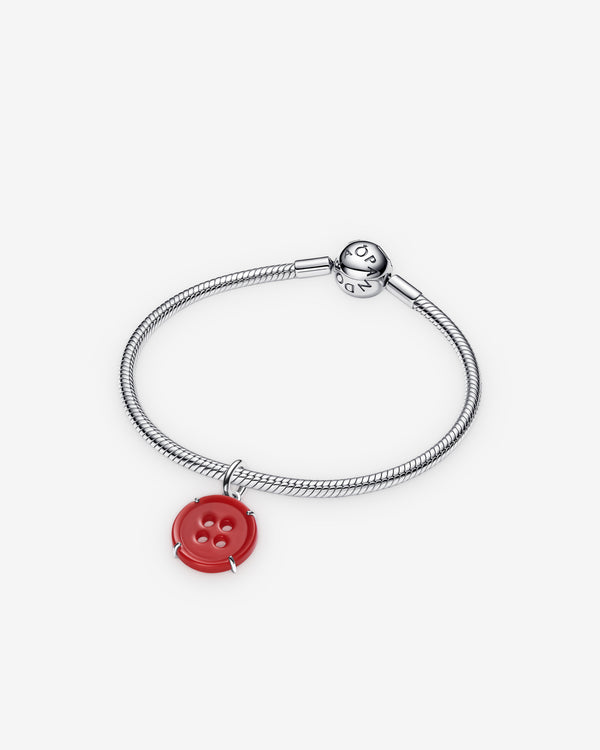 Pandora - Tim Walker Button Dangle - (Red)