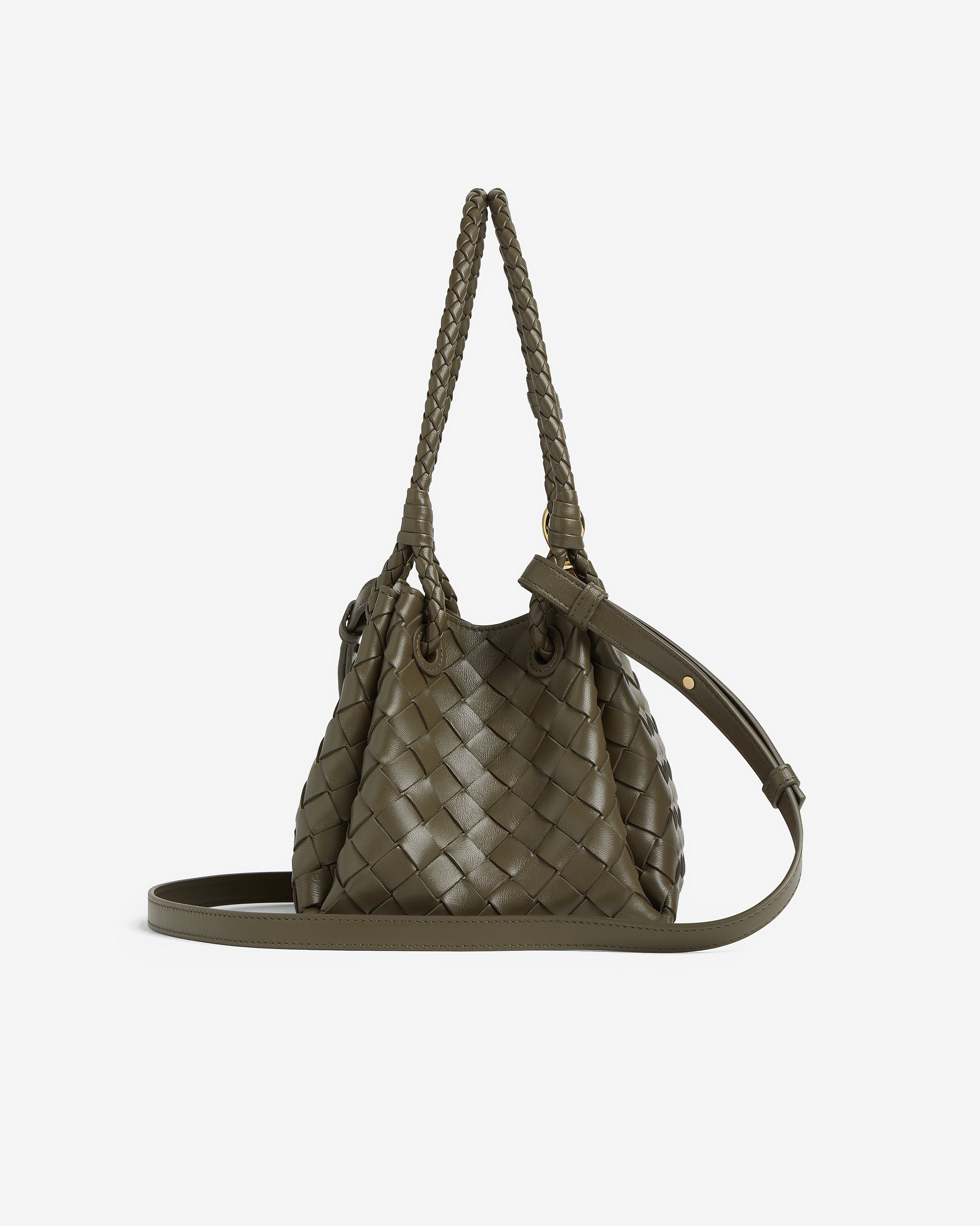 Bottega Veneta: Small Parachute Bag (Cypress) DSML E-SHOP