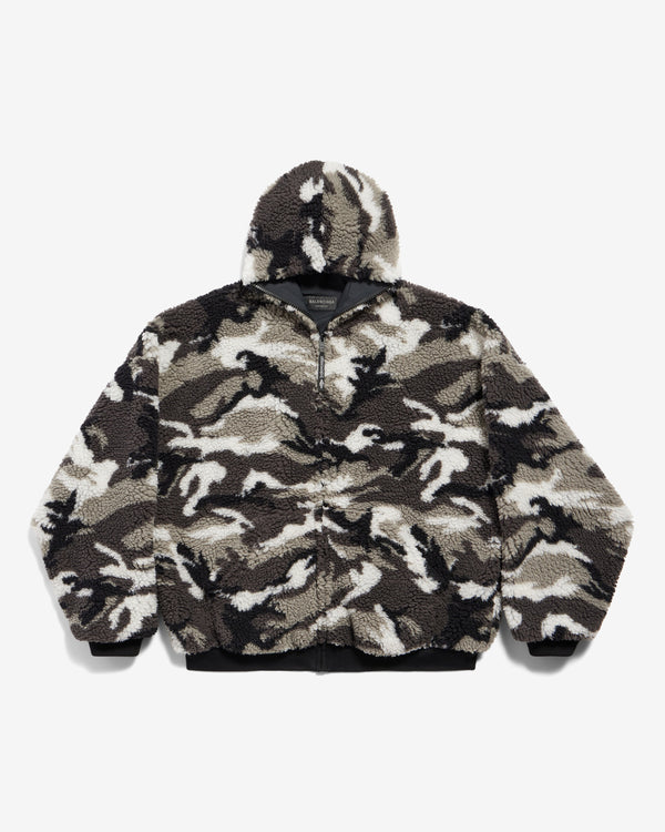 Balenciaga - Men's Ski Zip-Up Hoodie - (Grey)