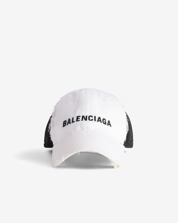 Balenciaga - Women's Upcycled Cap - (White/Black)