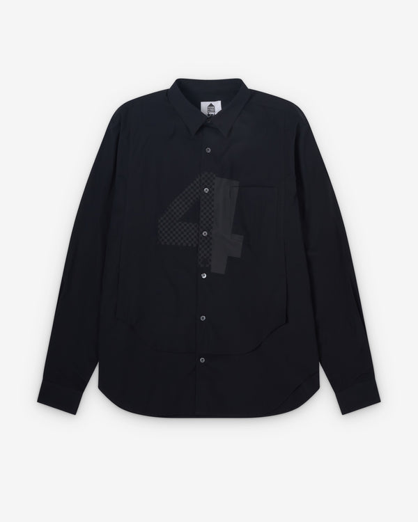 DSM Kei Ninomiya - Printed Bib Shirt - (Black)