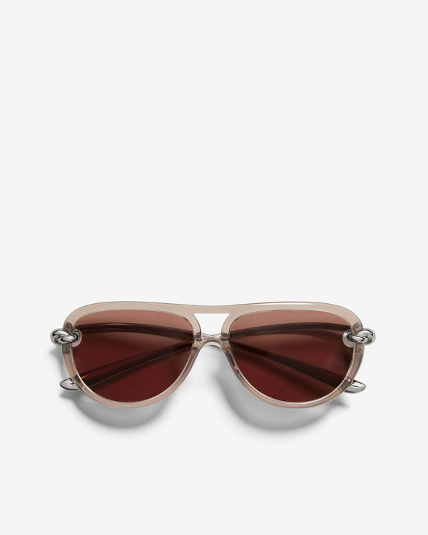 Bottega Veneta - Knot Aviator Sunglasses - (Brown)