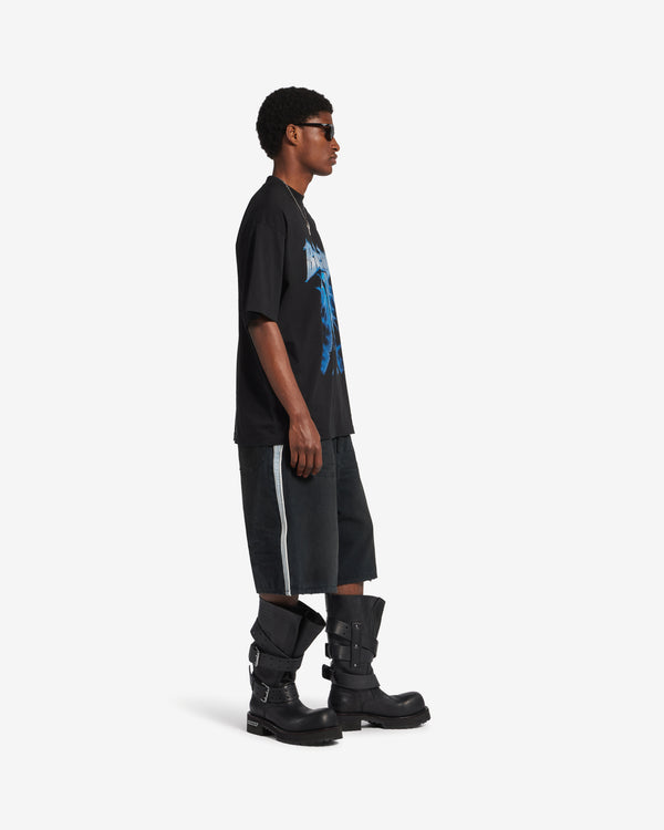 Balenciaga  - Men's Paris Thunderstorm Oversized T-Shirt - (Black)