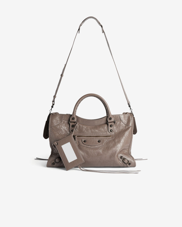 Balenciaga  - Women's Le City Bag Medium - (Dark Noix)