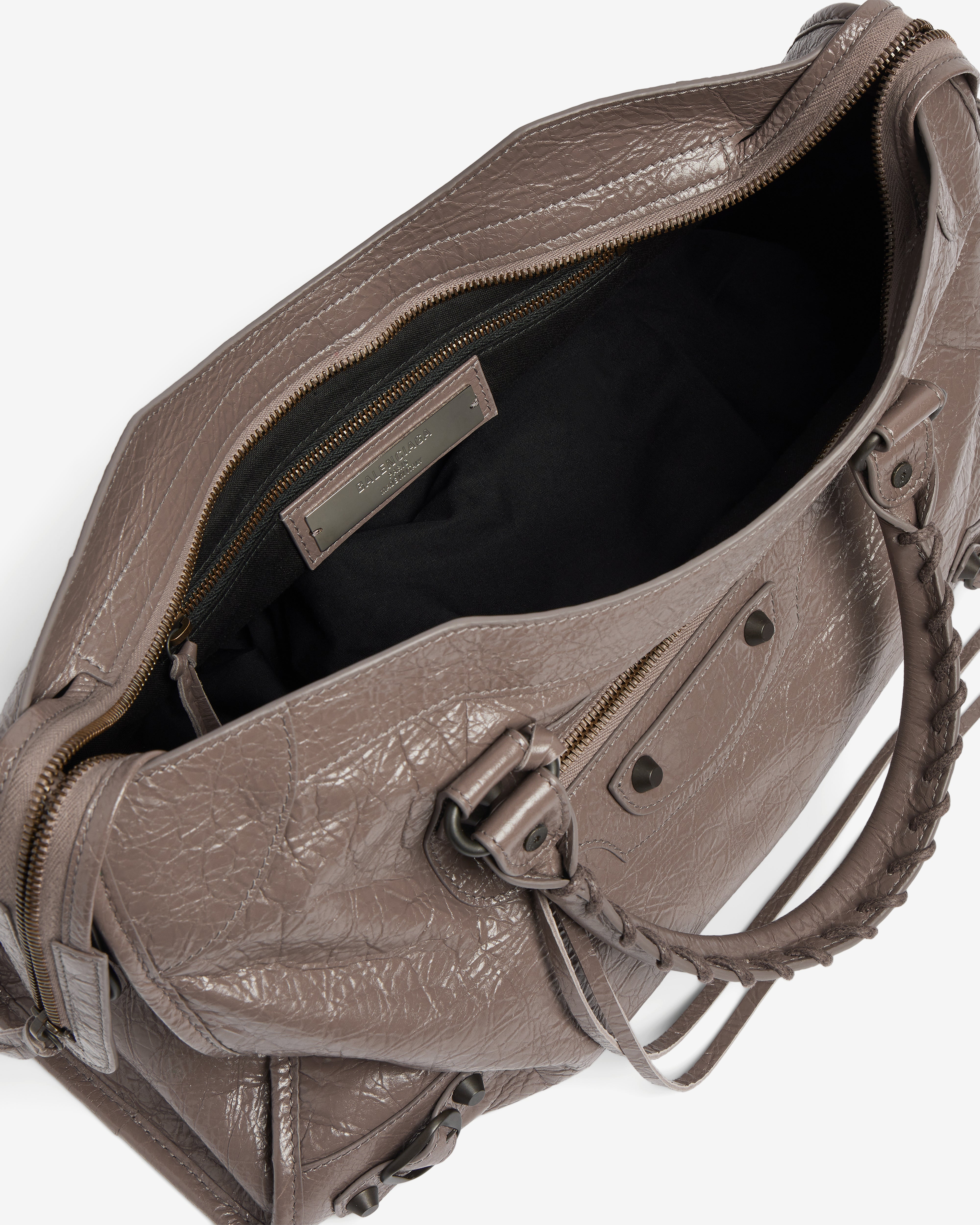 Balenciaga : Women's Le City Bag Medium (Dark Noix) | DSML E-SHOP