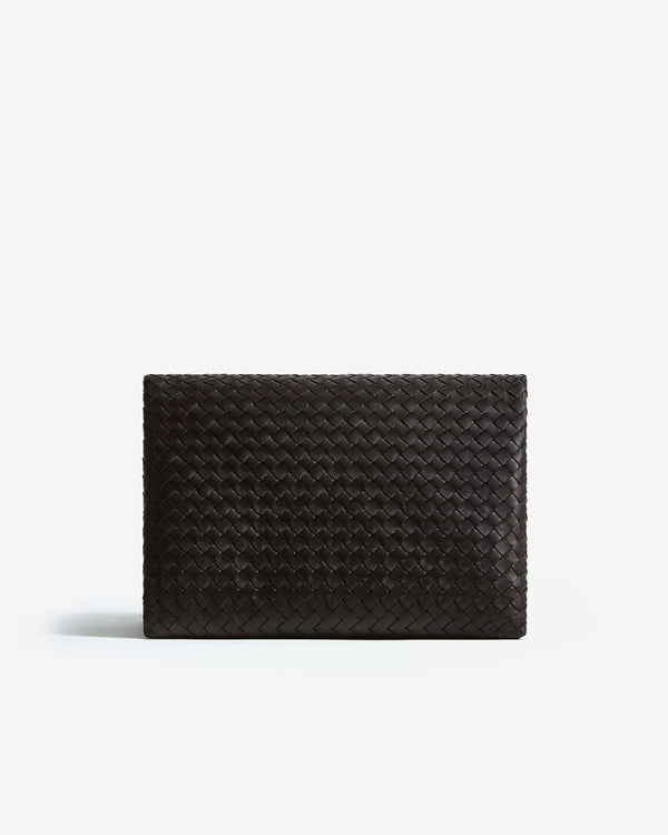 Bottega Veneta  - Women's Giornale Pouch - (Espresso)