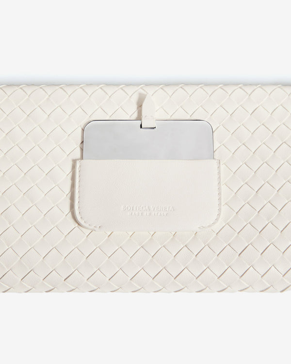 Bottega Veneta  - Women's Serata Clutch - (Alabaster)