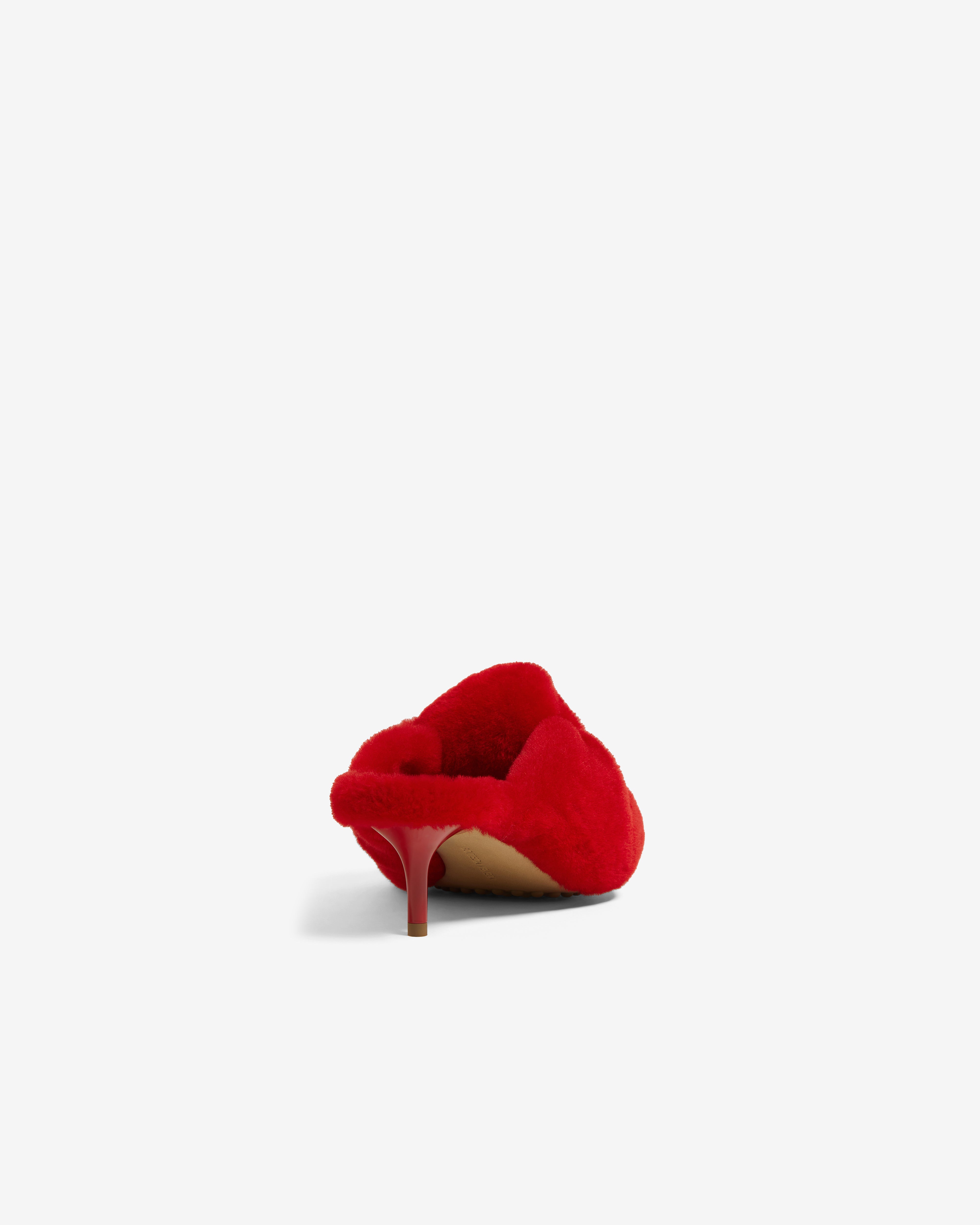 Bottega Veneta: Women's Cherry Mule (Cardinal) | Dover Street