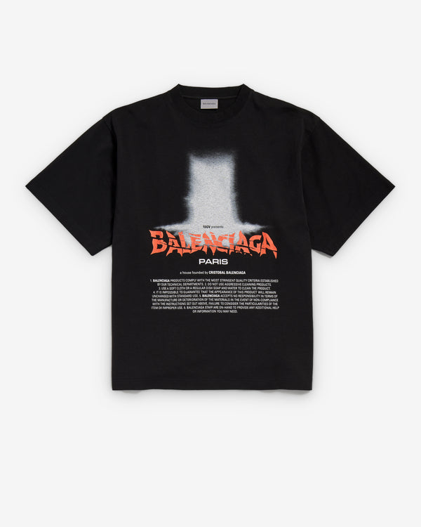 Balenciaga - Vintage Surfer Oversized T-Shirt - (Black)