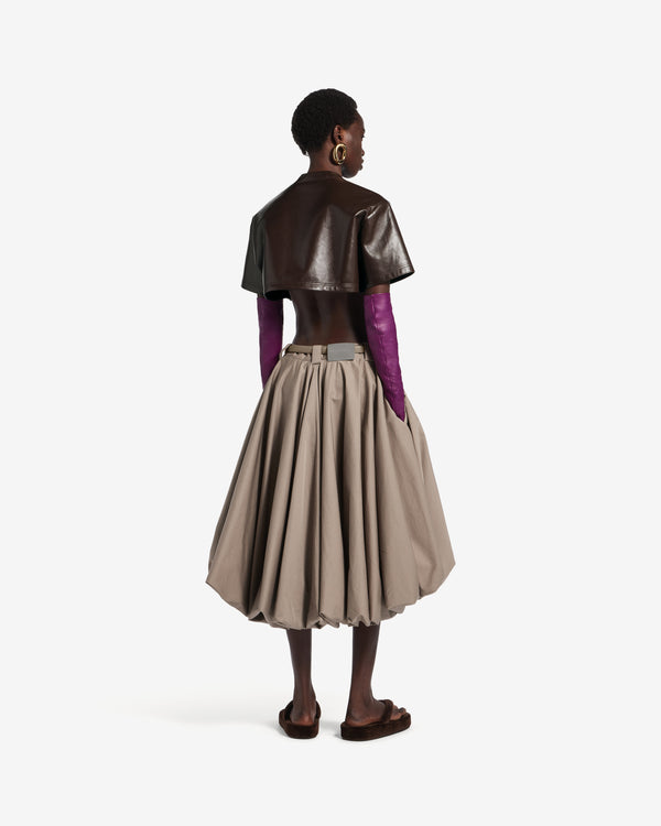 Balenciaga  - Women's Super Cropped Top - (Brown)