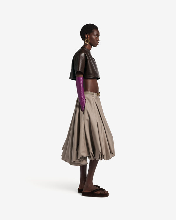 Balenciaga  - Women's Super Cropped Top - (Brown)