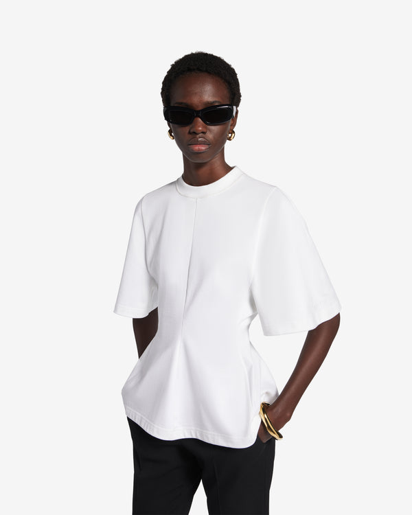 Balenciaga  - Women's Shaped T-Shirt - (White)